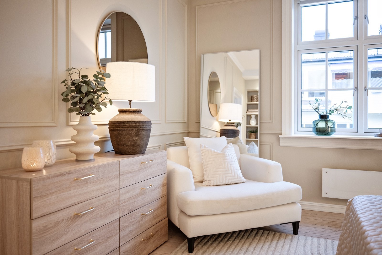 Hovedsoverommet - Her finnes gode muligheter for øvrig møblering. Galleribilde