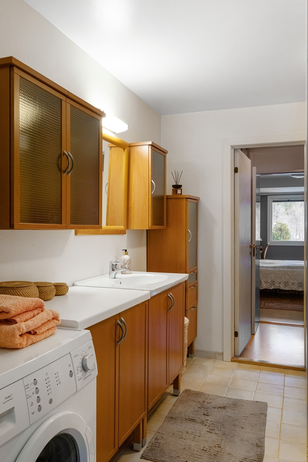 Opplegg for vaskemaskin. Galleribilde