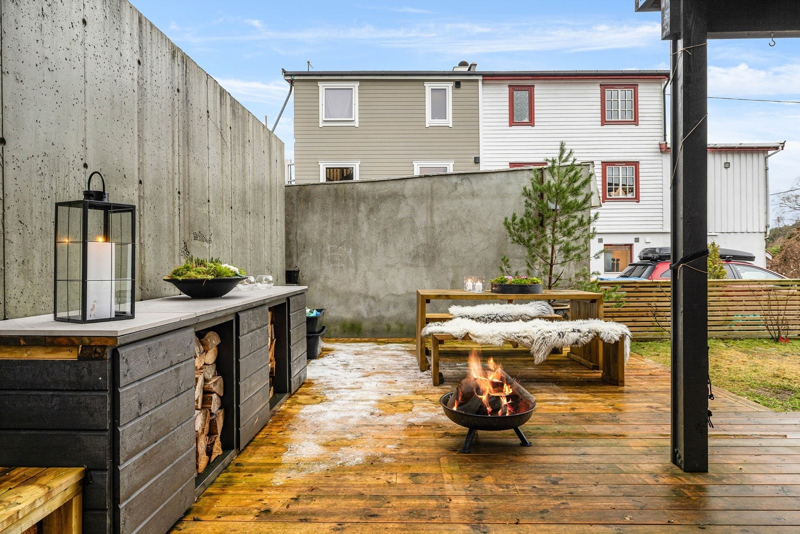 Terrassen går mot øst, sør og vest Galleribilde