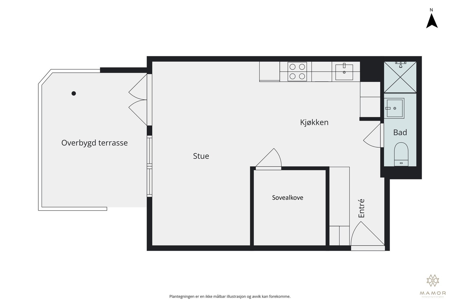 Plantegning Galleribilde