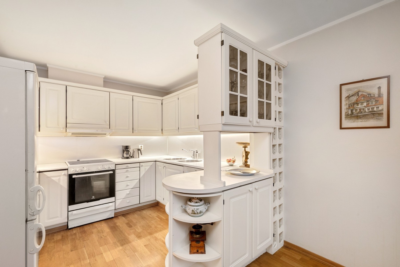 Kjøkkeninnredning fra Sigdal. Galleribilde