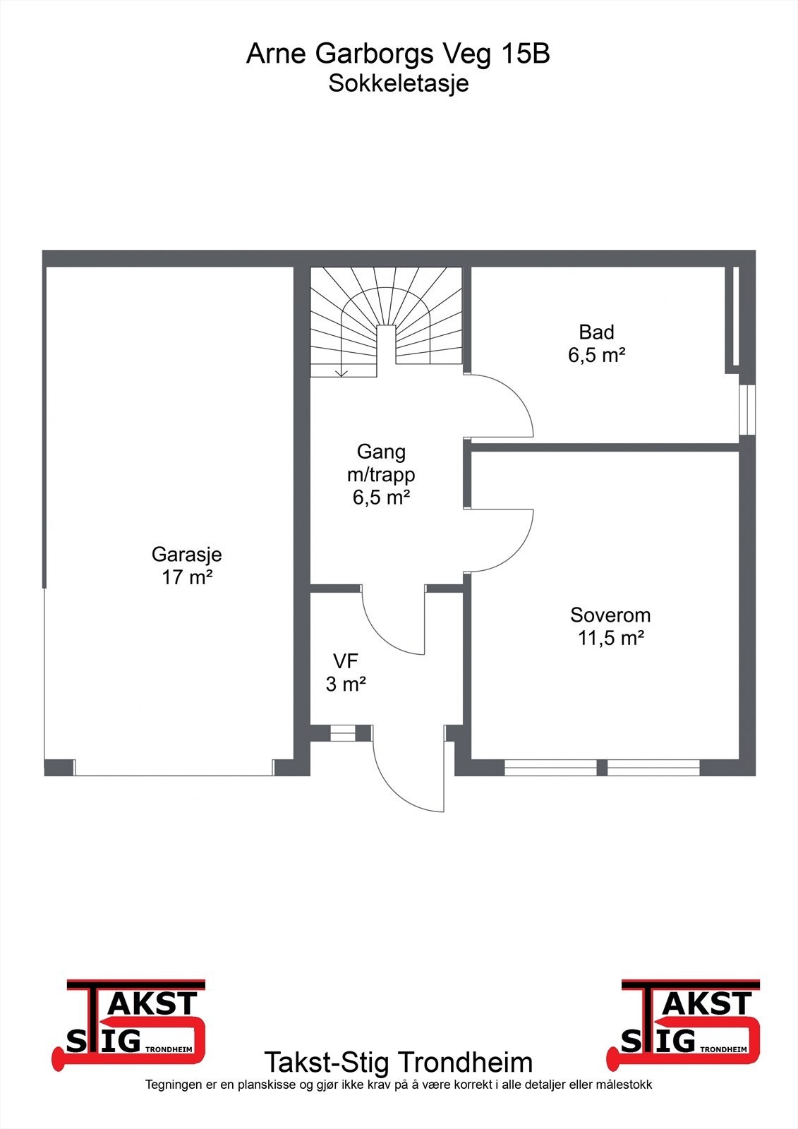 Planskisse 1. etasje Galleribilde