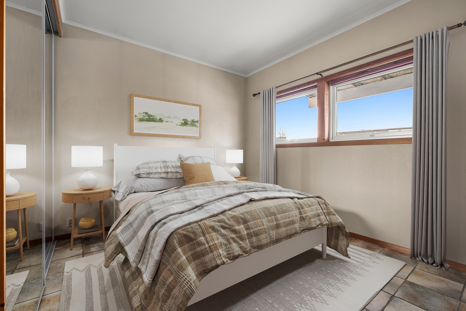 Det siste soverommet har et areal på hele 11,5 m² med god plass til dobbeltseng og stor garderobeløsning. Galleribilde