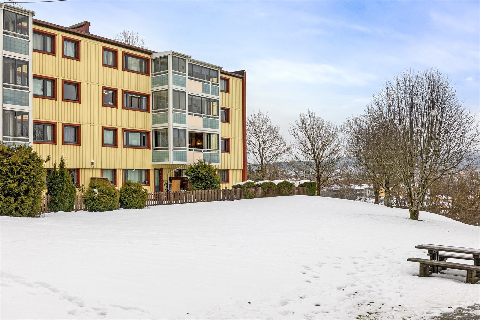 Fin og velholdt fasade. Galleribilde