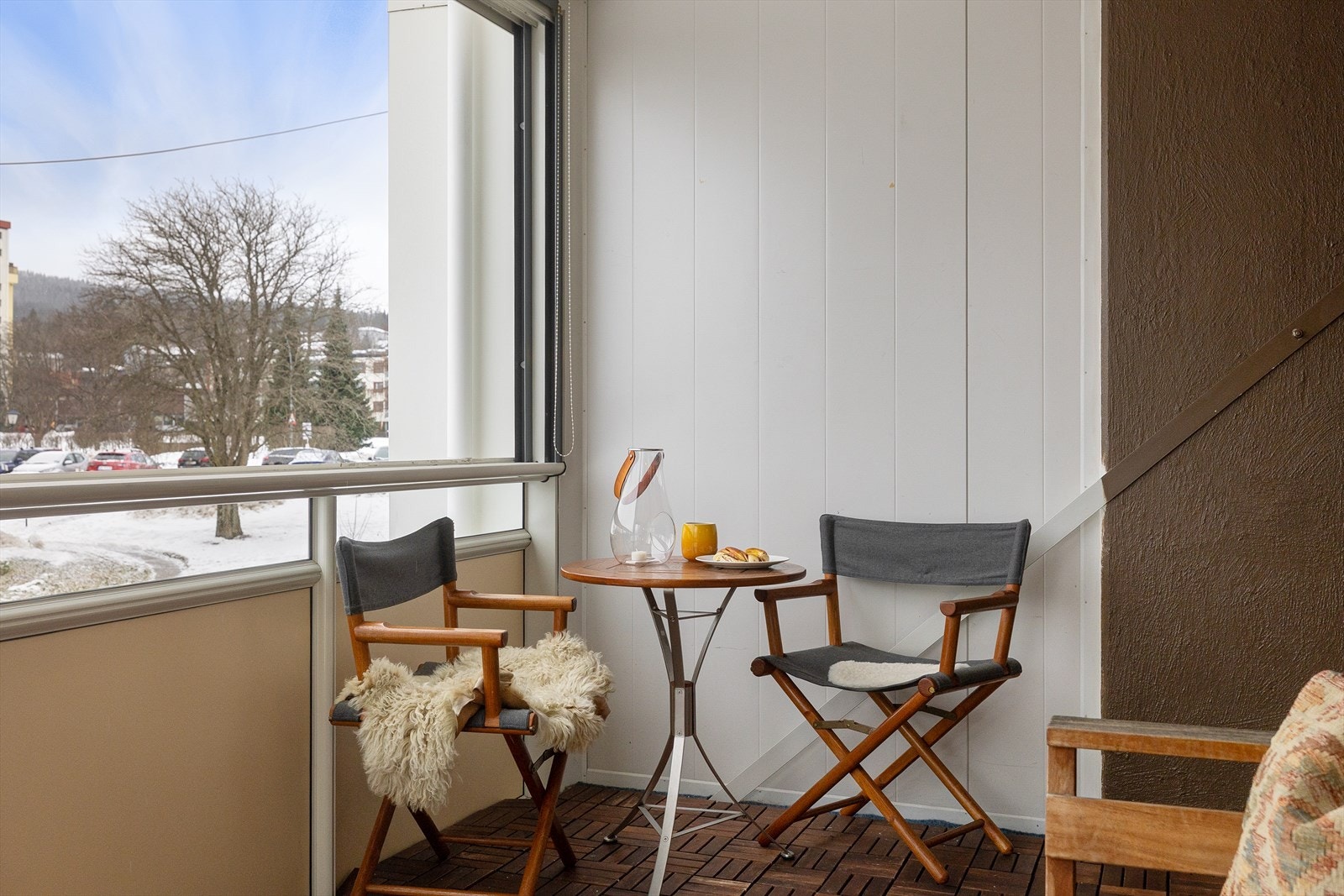 Det er tillatt med elektrisk grill. Galleribilde