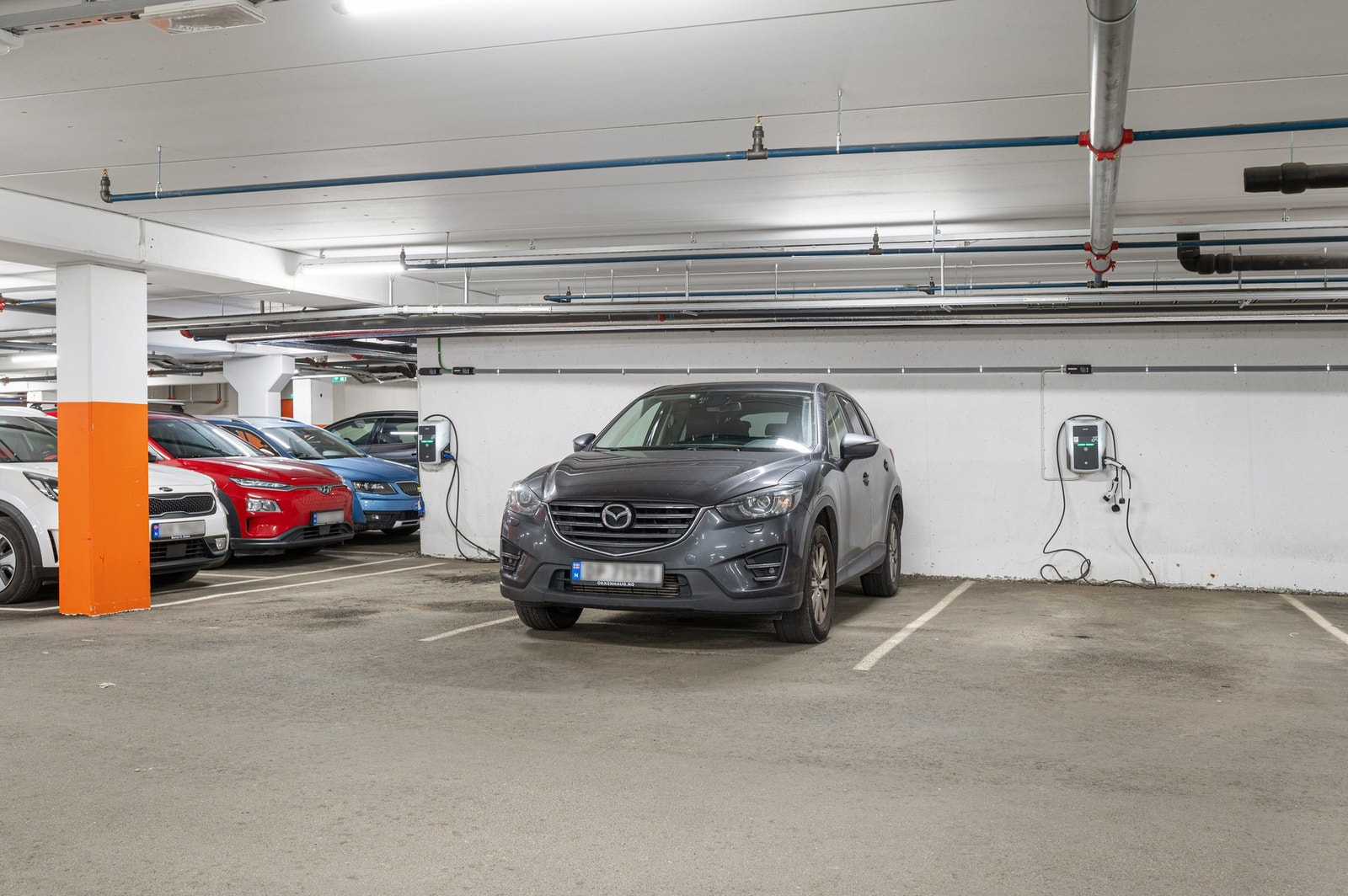 Det følger bruksrett til p-plass i p-kjeller. Galleribilde