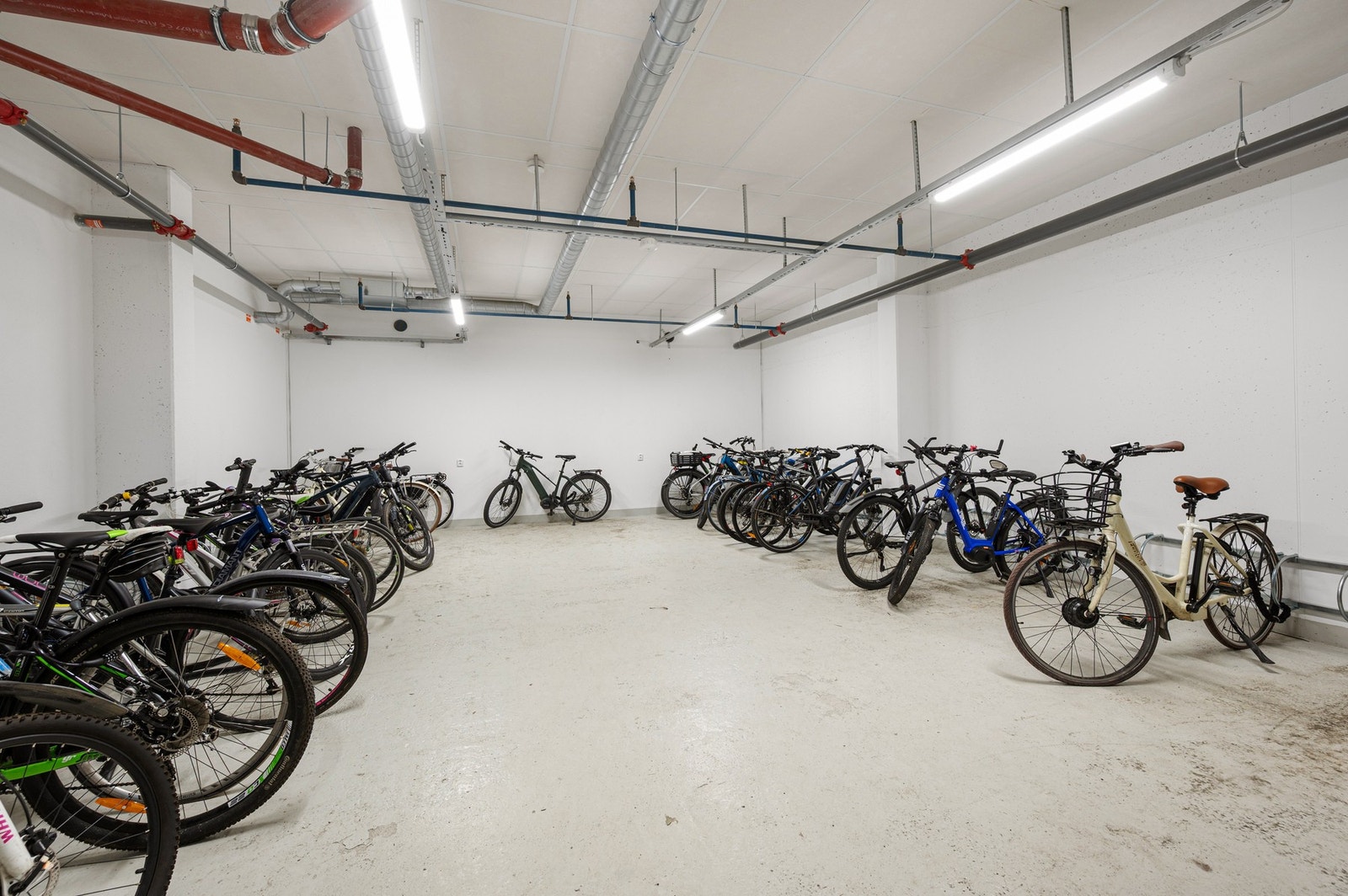 Beboberne har også felles sykkelparkering. Galleribilde