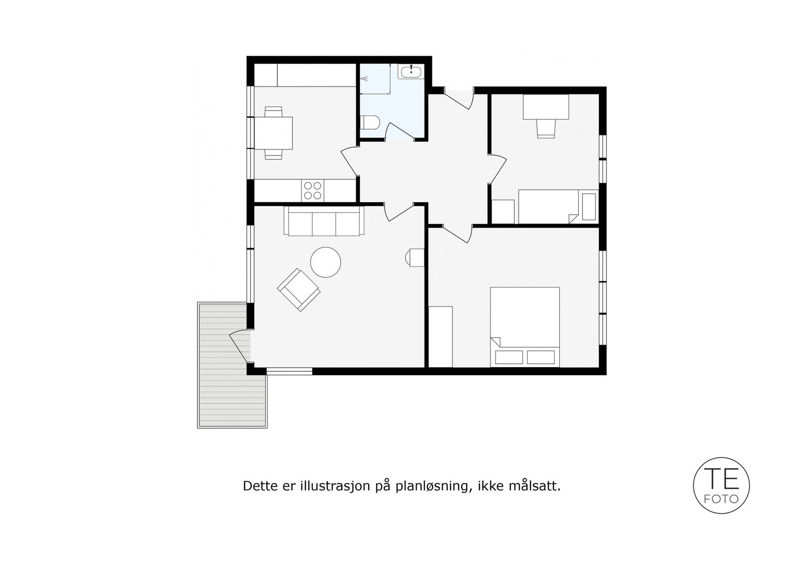 Plantegning Galleribilde