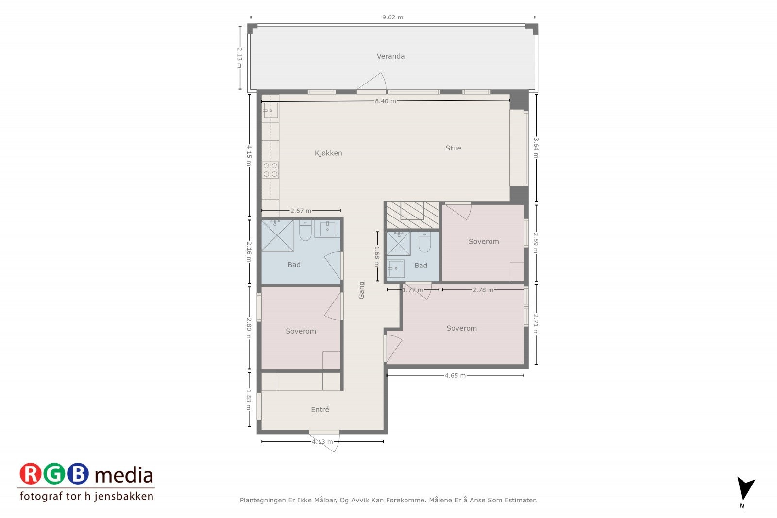 Plantegning Galleribilde