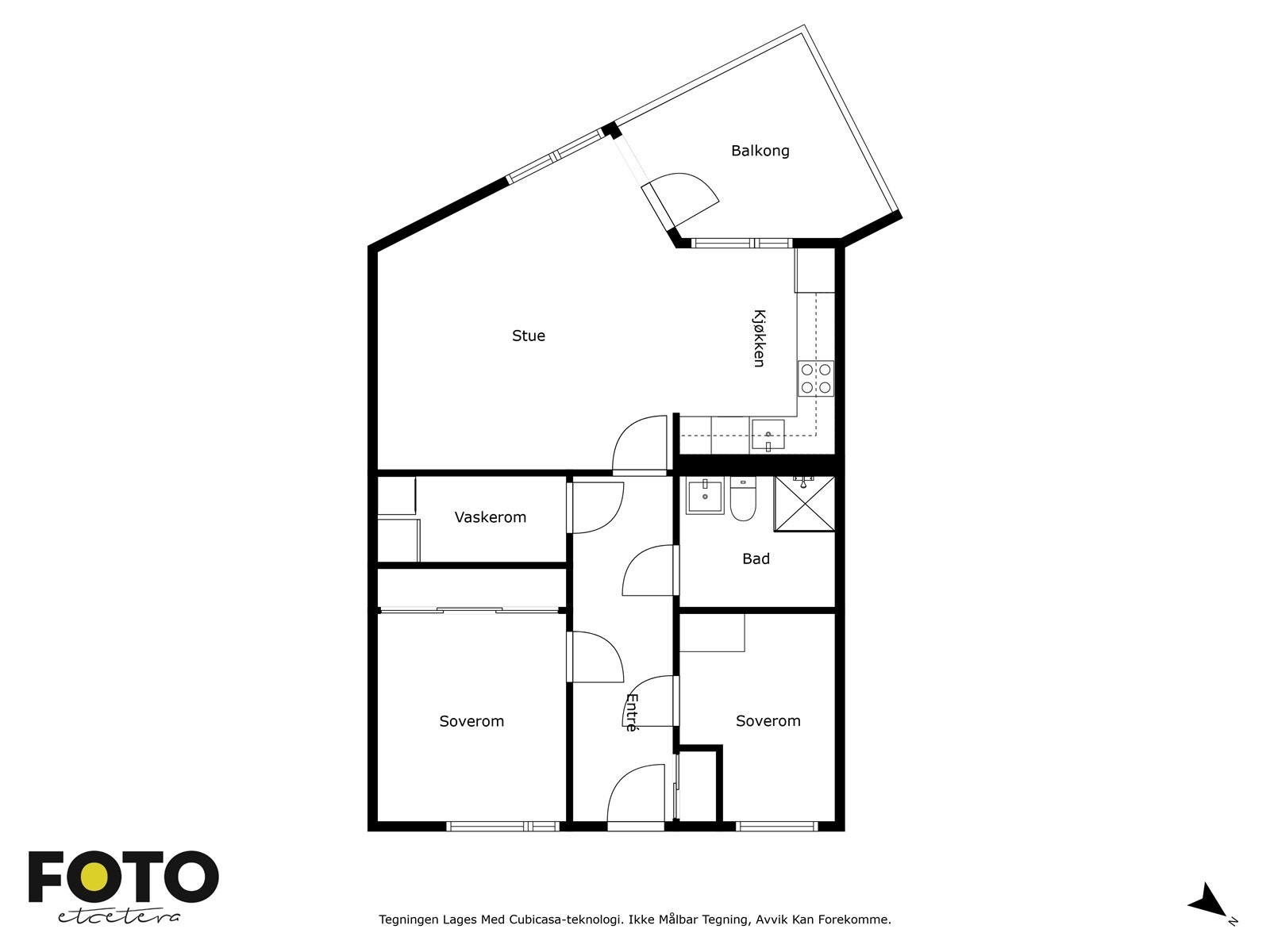 Veiledende planskisse 3. etasje. Ikke målbar Galleribilde