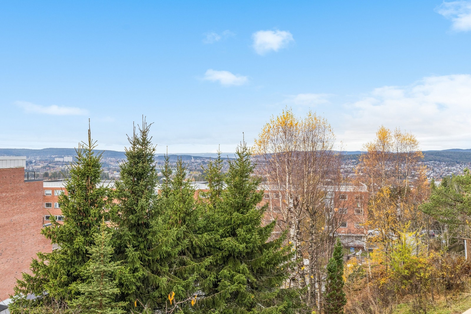 På godværsdager kan holmenkollen skimtes i horisonten. Galleribilde