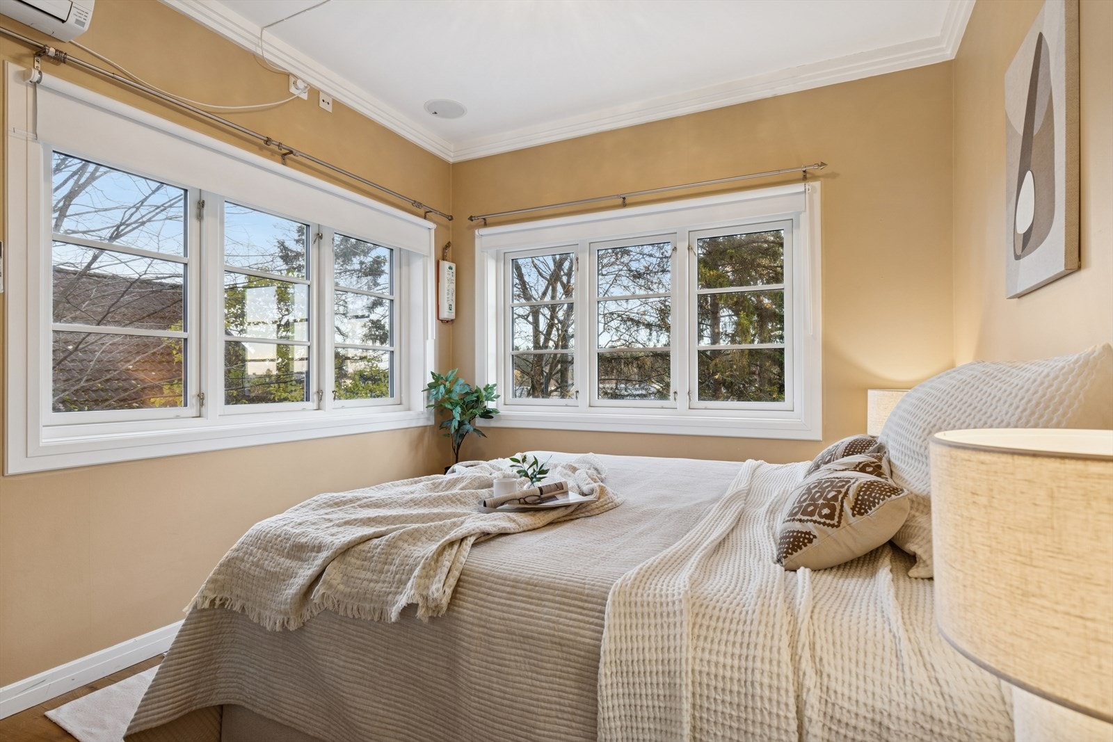 Hovedsoverom med varmepumpe. Galleribilde