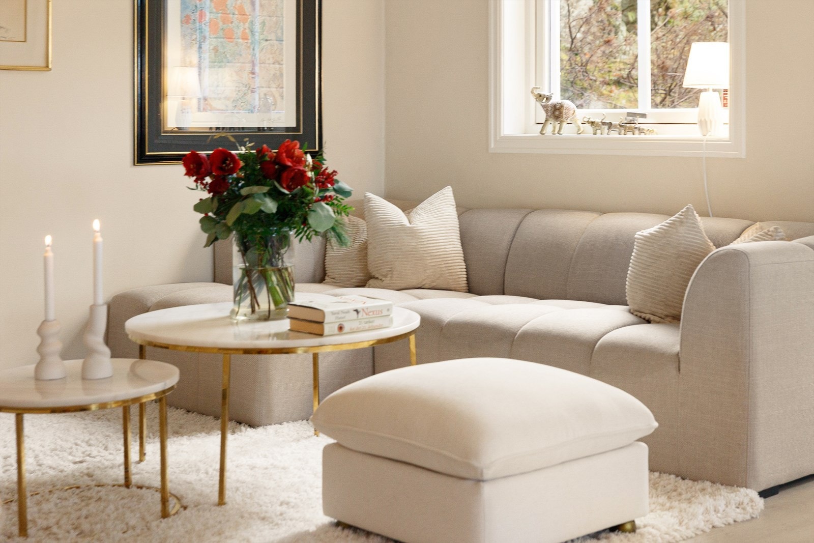 En egen TV-krok gir rom for avslapning. Galleribilde