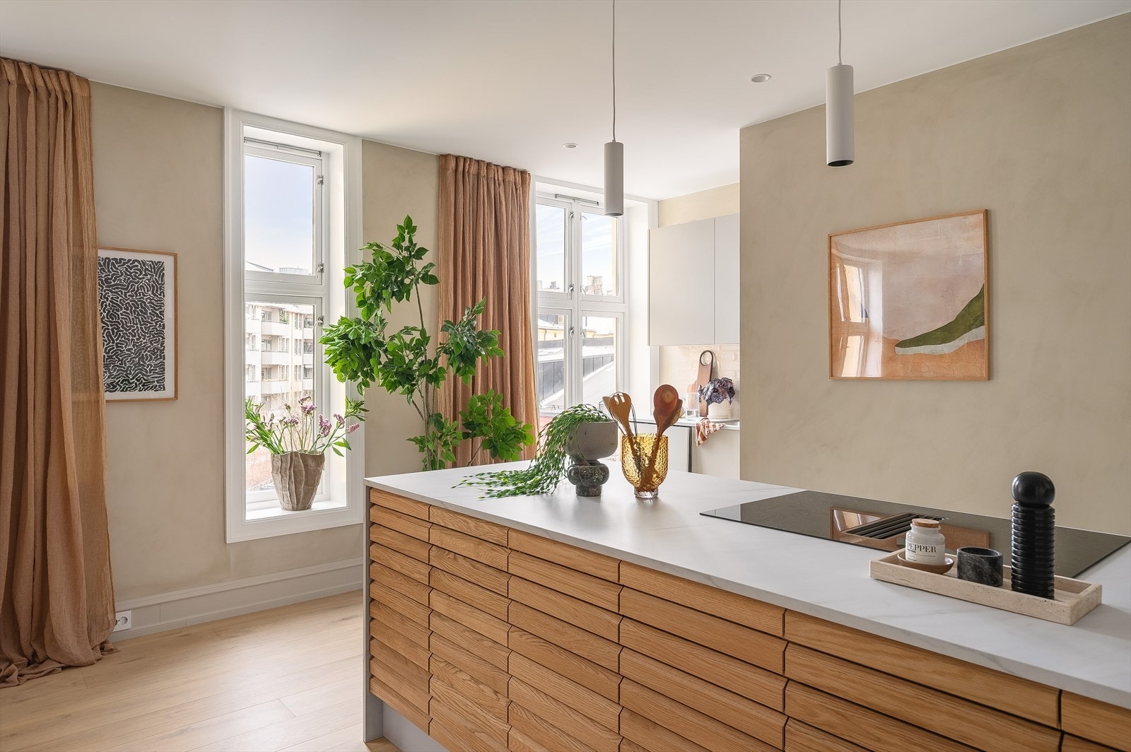 Kjøkkenet er fra HTH. Galleribilde