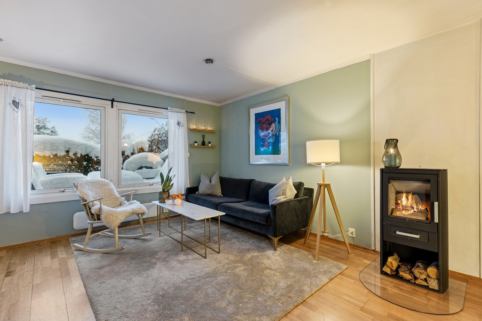 Ny peisovn i 2019 gir ekstra god varme på kalde vinterdager! Galleribilde