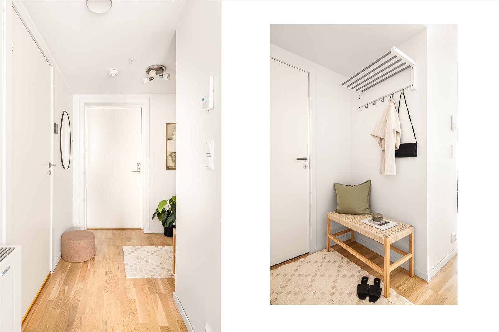 Godt førsteinntrykk med lyst, luftig inngangsparti. Leiligheten har balansert ventilasjonsanlegg. Galleribilde