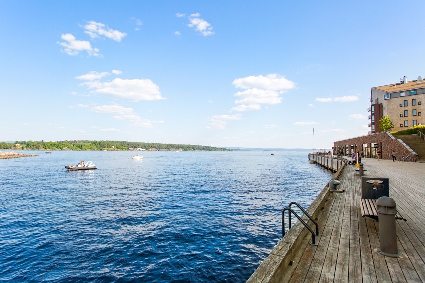 Lysaker Brygge - bryggeområdet Galleribilde