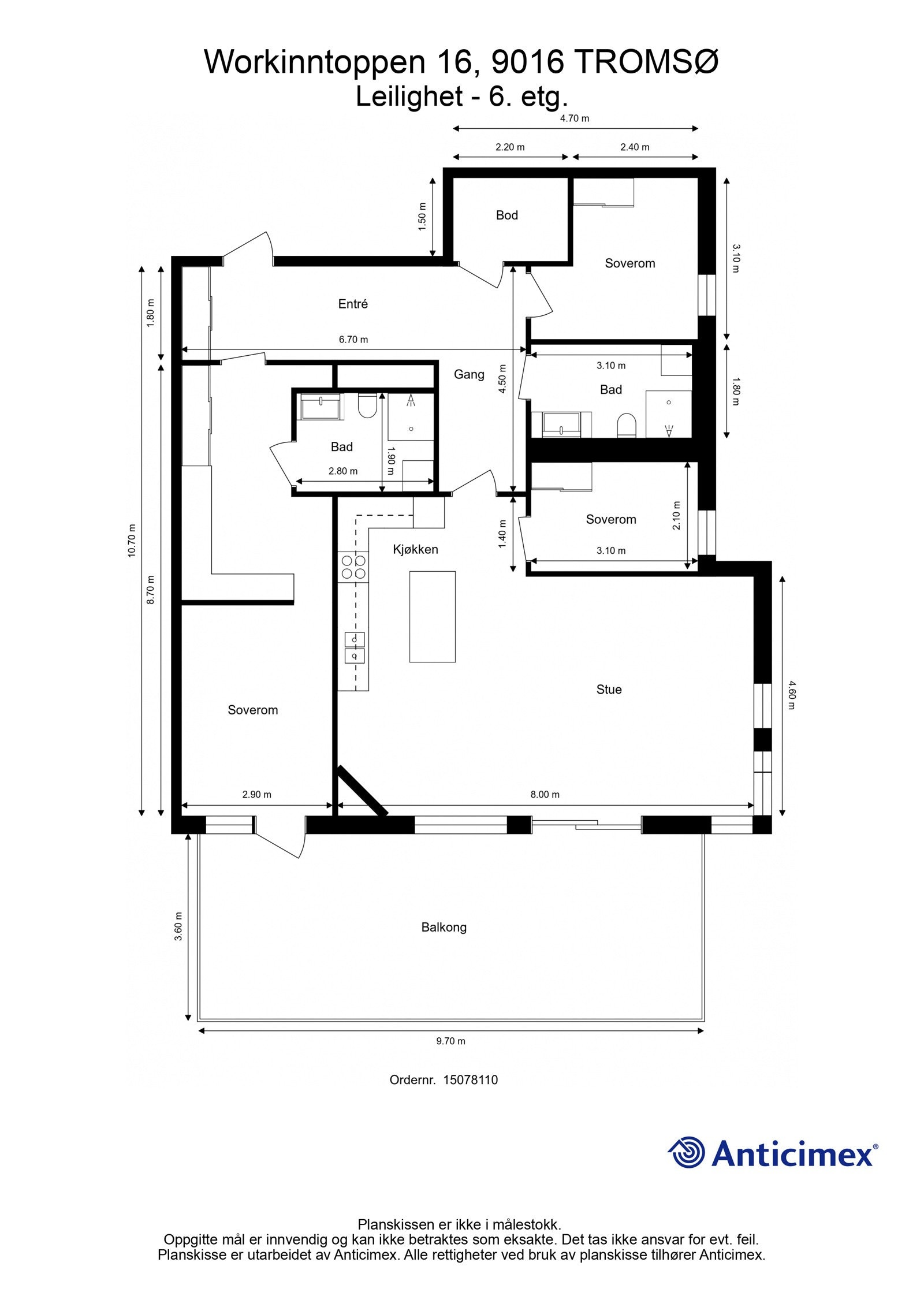 Plantegning Galleribilde