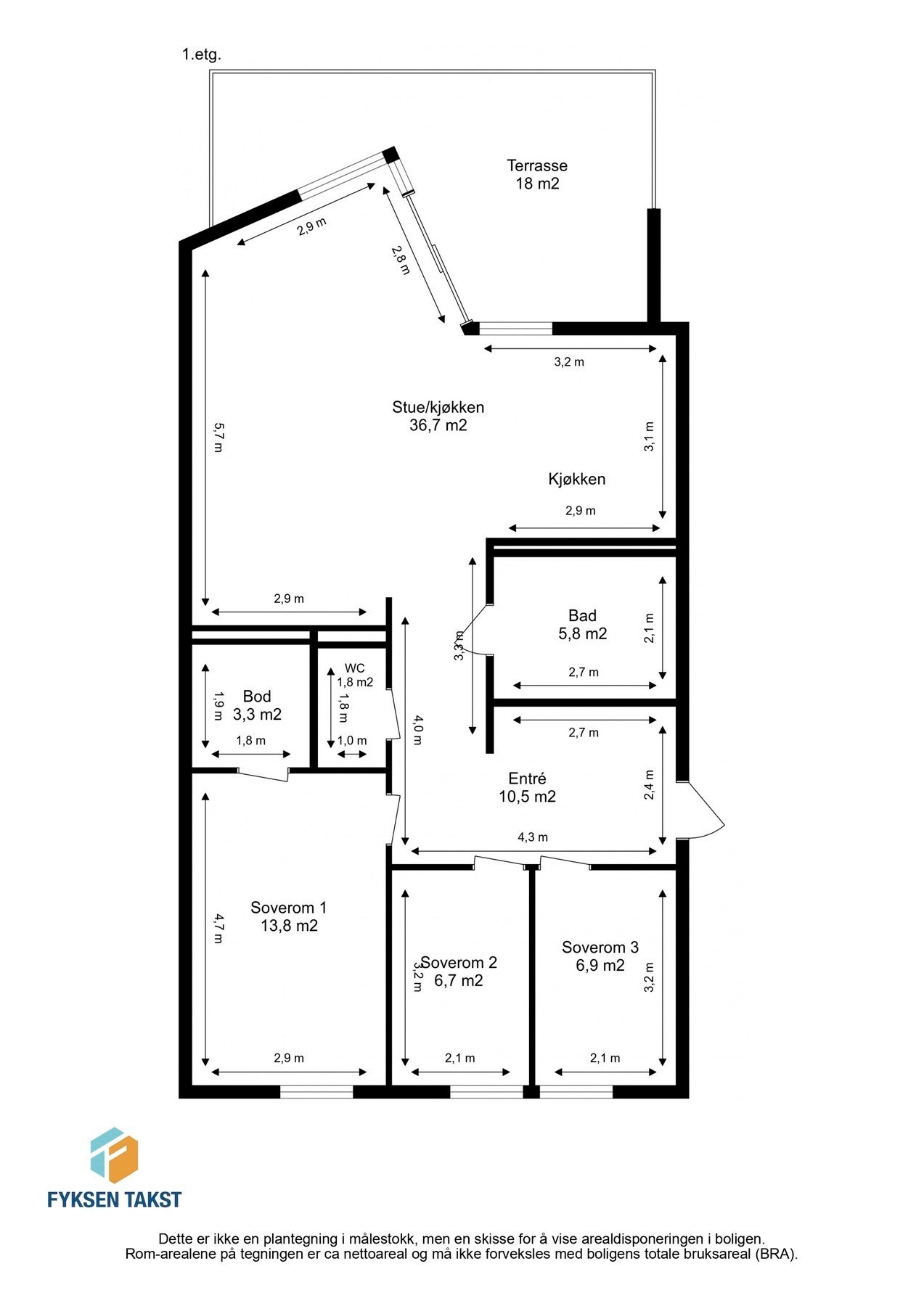 Gjerne gjør deg kjent med den gode planløsningen. Skulle ikke oppsatt visningstidspunkt passe? Ta kontakt med Marius Aune Olsen, 94 86 80 06, så finner vi en løsning! Galleribilde