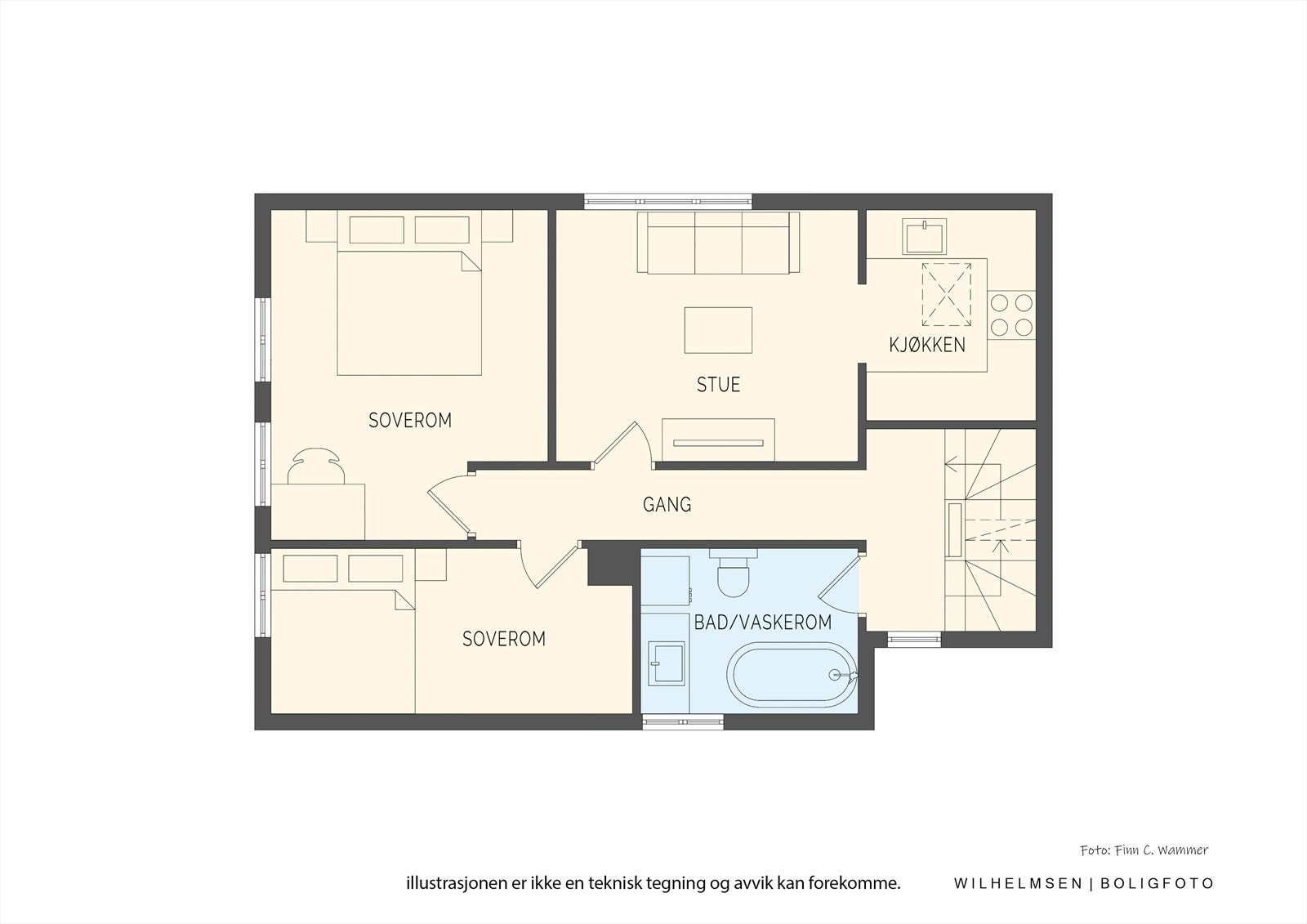 Plantegning - 2. etasje. Galleribilde