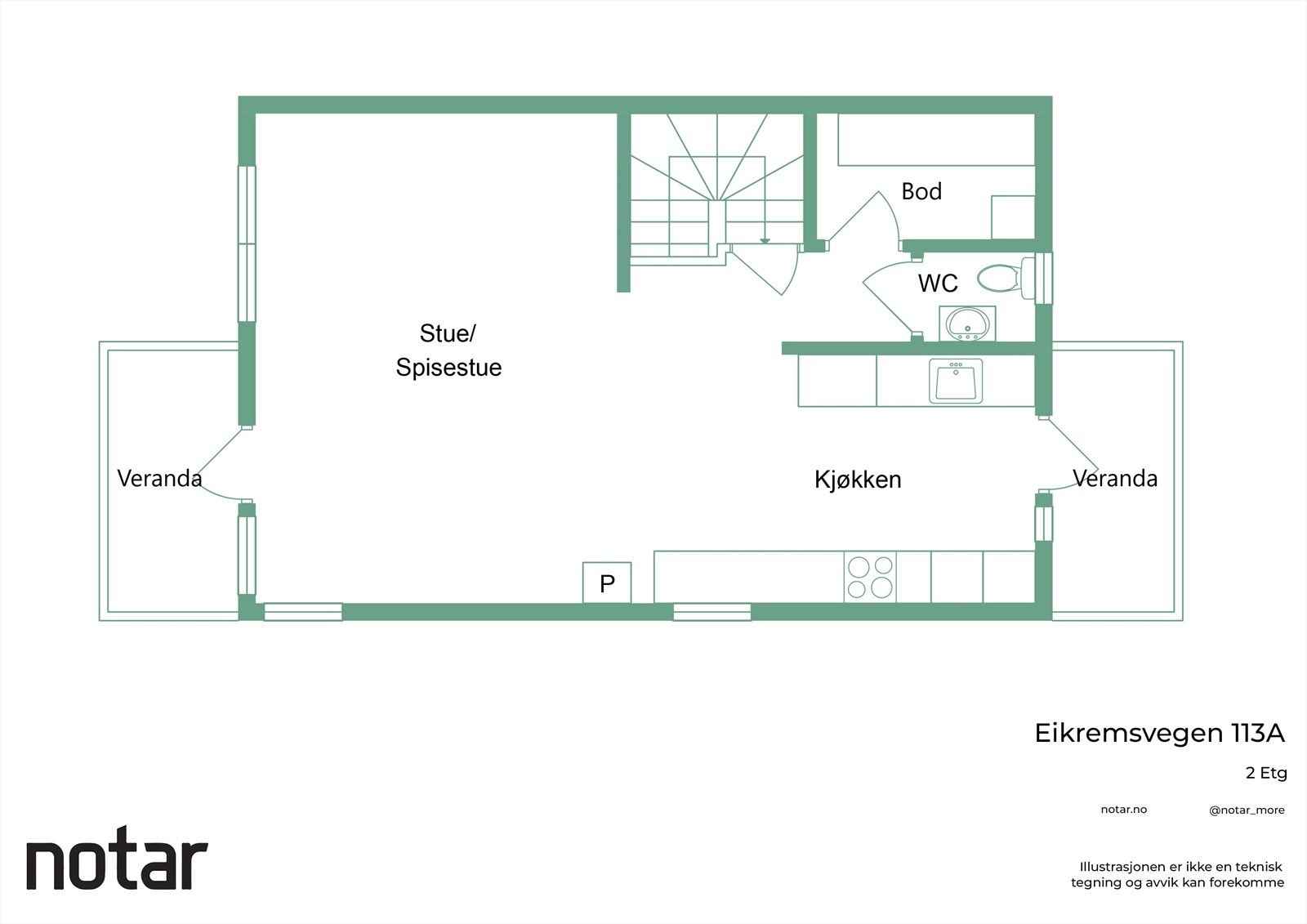 Eikremsvegen 113A - Andre etasje.jpg Galleribilde