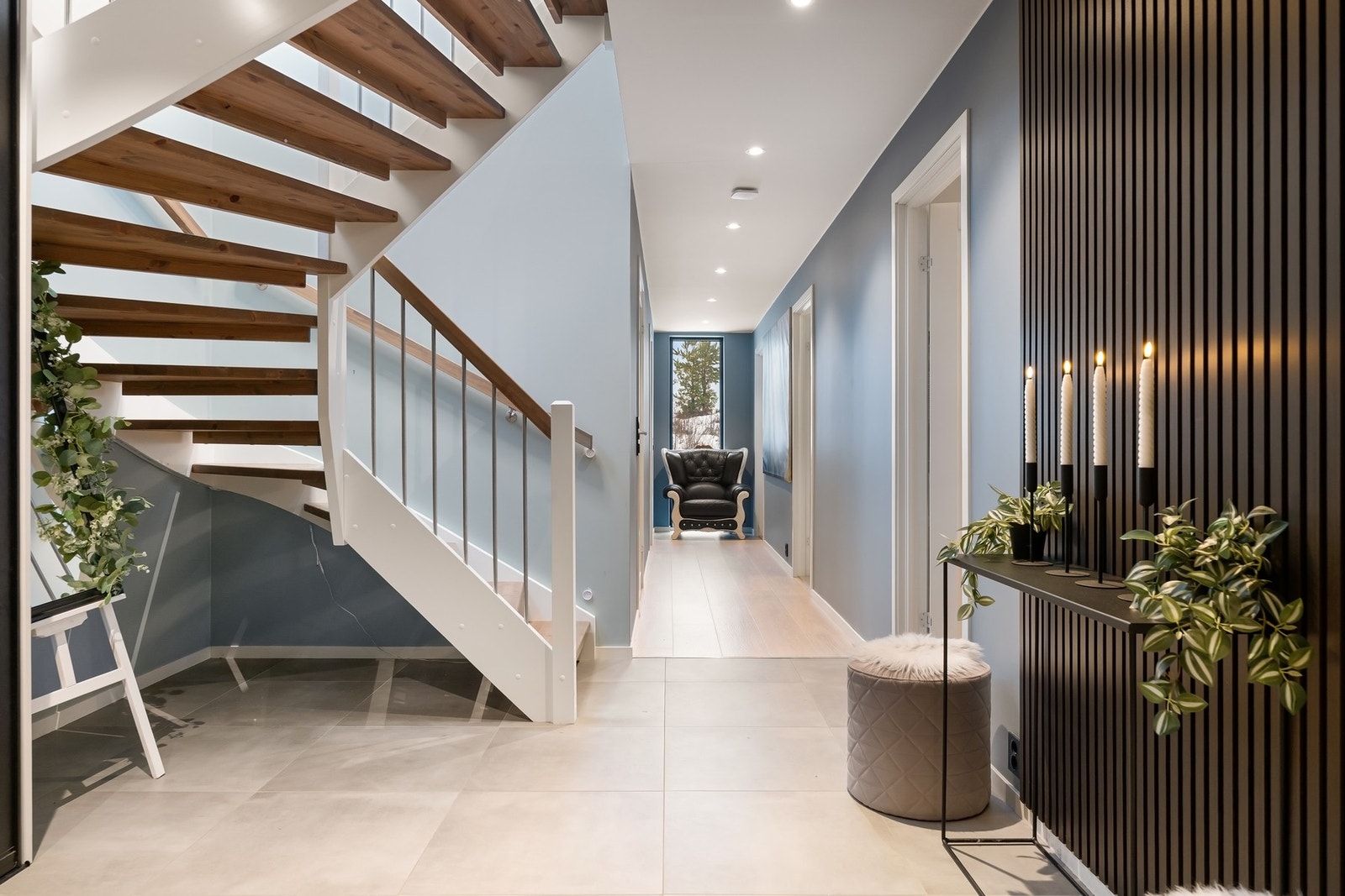 Det er varmekabler i hele 1. etasje Galleribilde