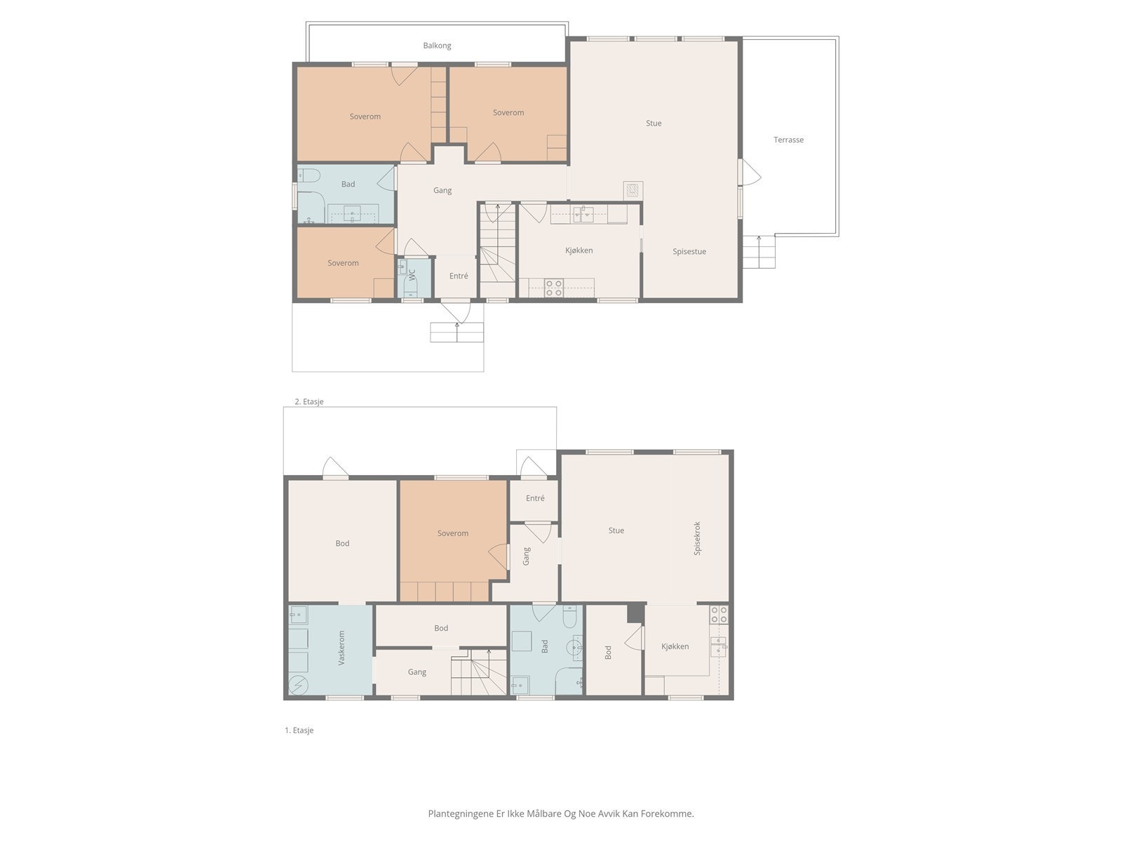 Plantegning alle etasjer... Galleribilde