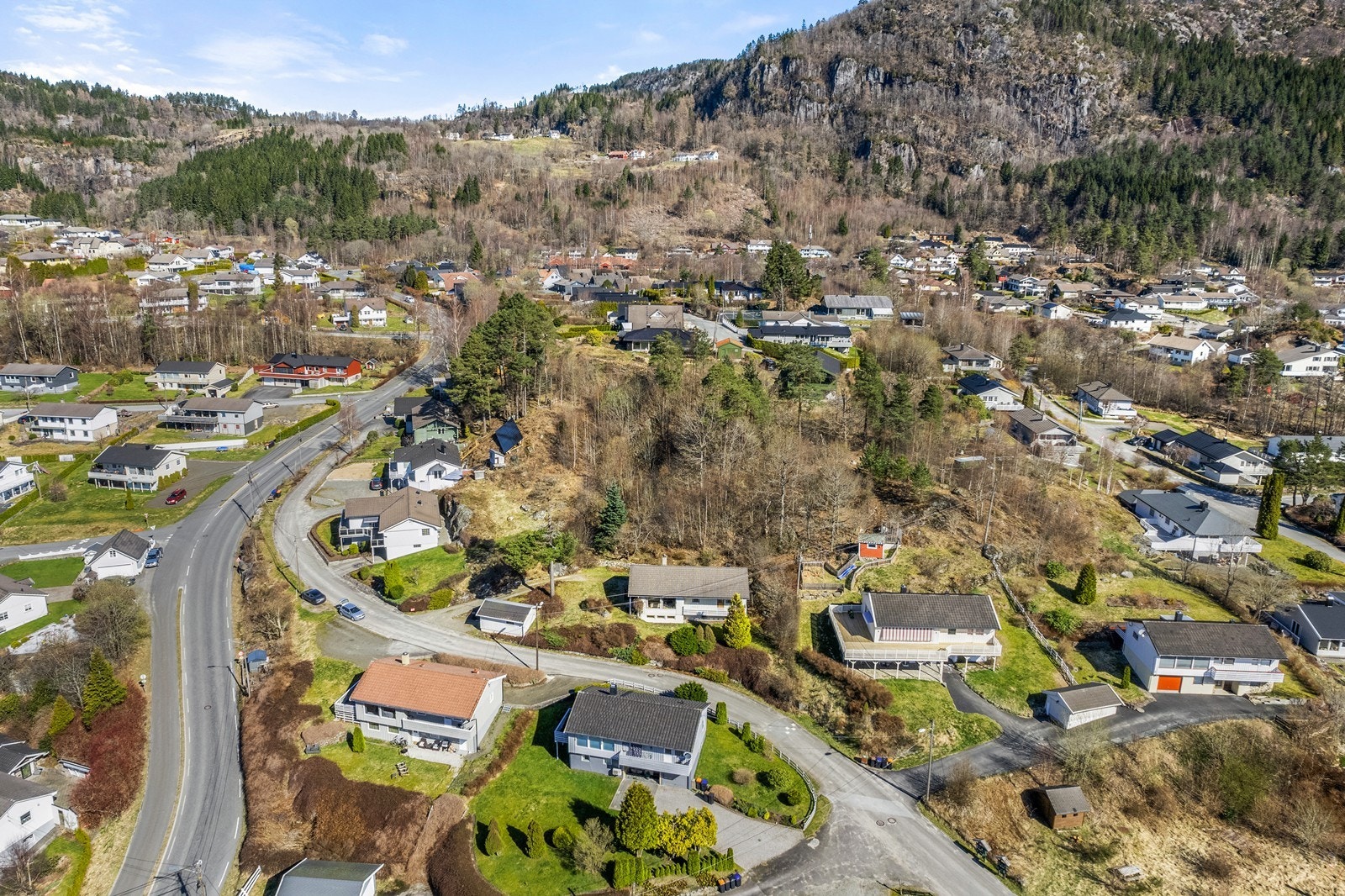 Hamrebakkene er et veletablert boligfelt. Galleribilde