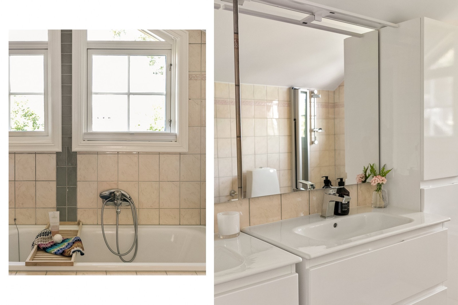 Lyst og romslig bad - perfekt for avslapning Galleribilde