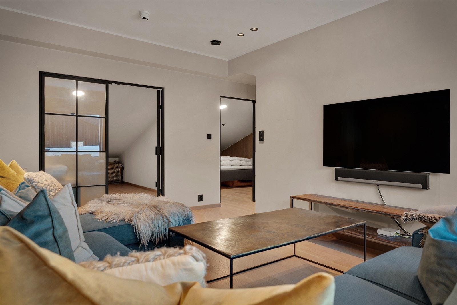 Loftstuen måler 20,1 m² Galleribilde