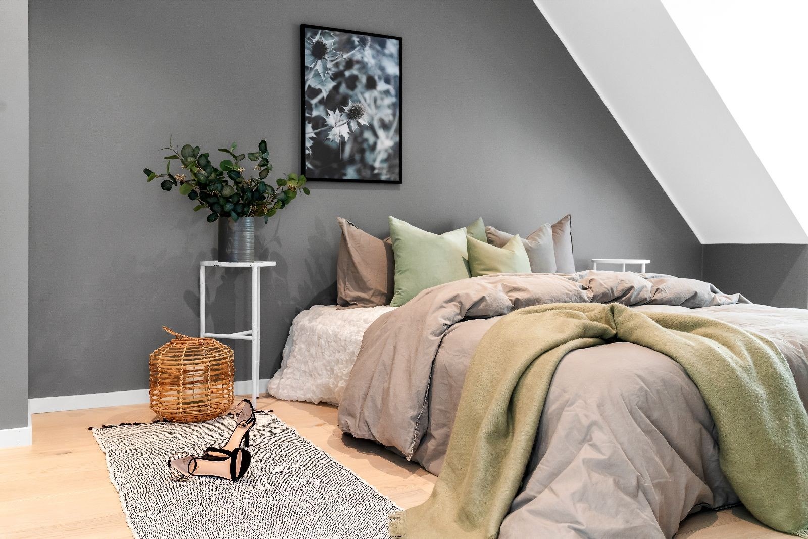 Soverom i delikate farger Galleribilde