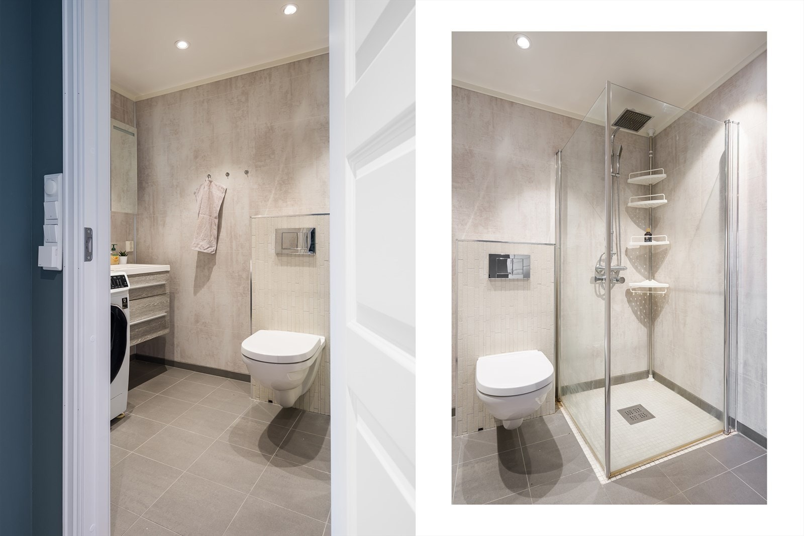 Det er også opplegg for vaskemaskin. Galleribilde