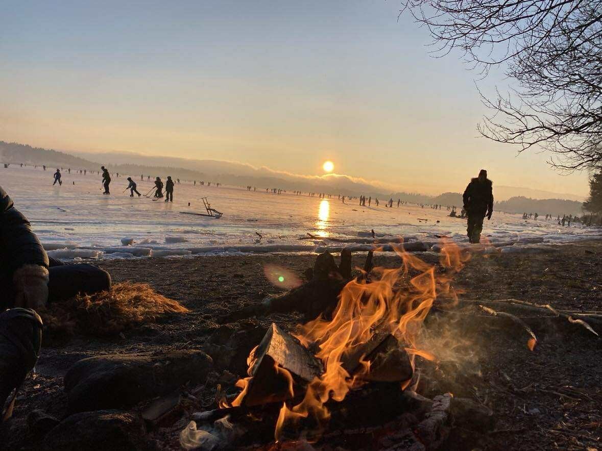 Bilde fra Kalvøya. Fantastiske forhold sommer som vinter. Galleribilde