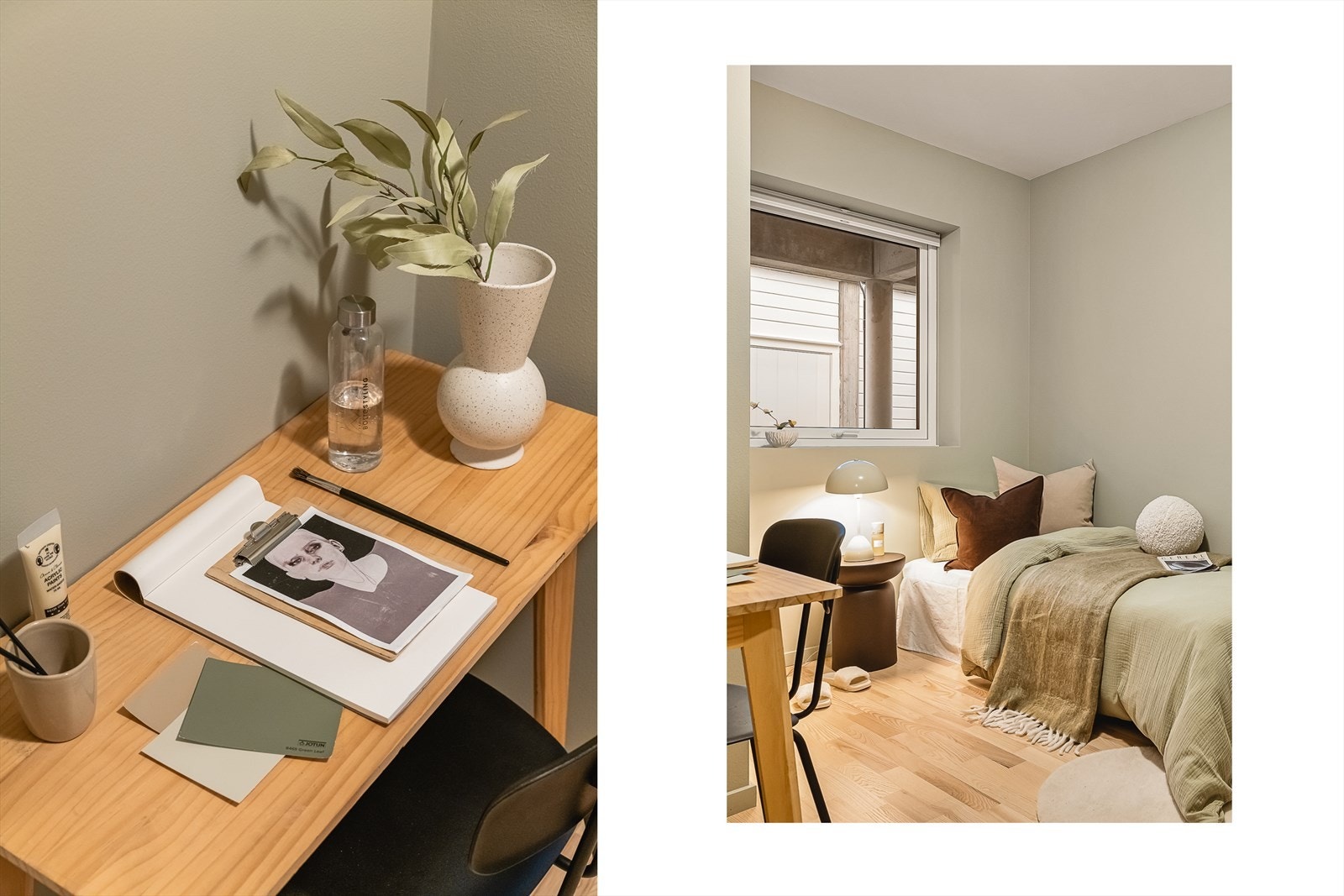 Plass til alt man trenger til barnerommet, gjesterom/kontor eller utleie til en studiekamerat. Galleribilde