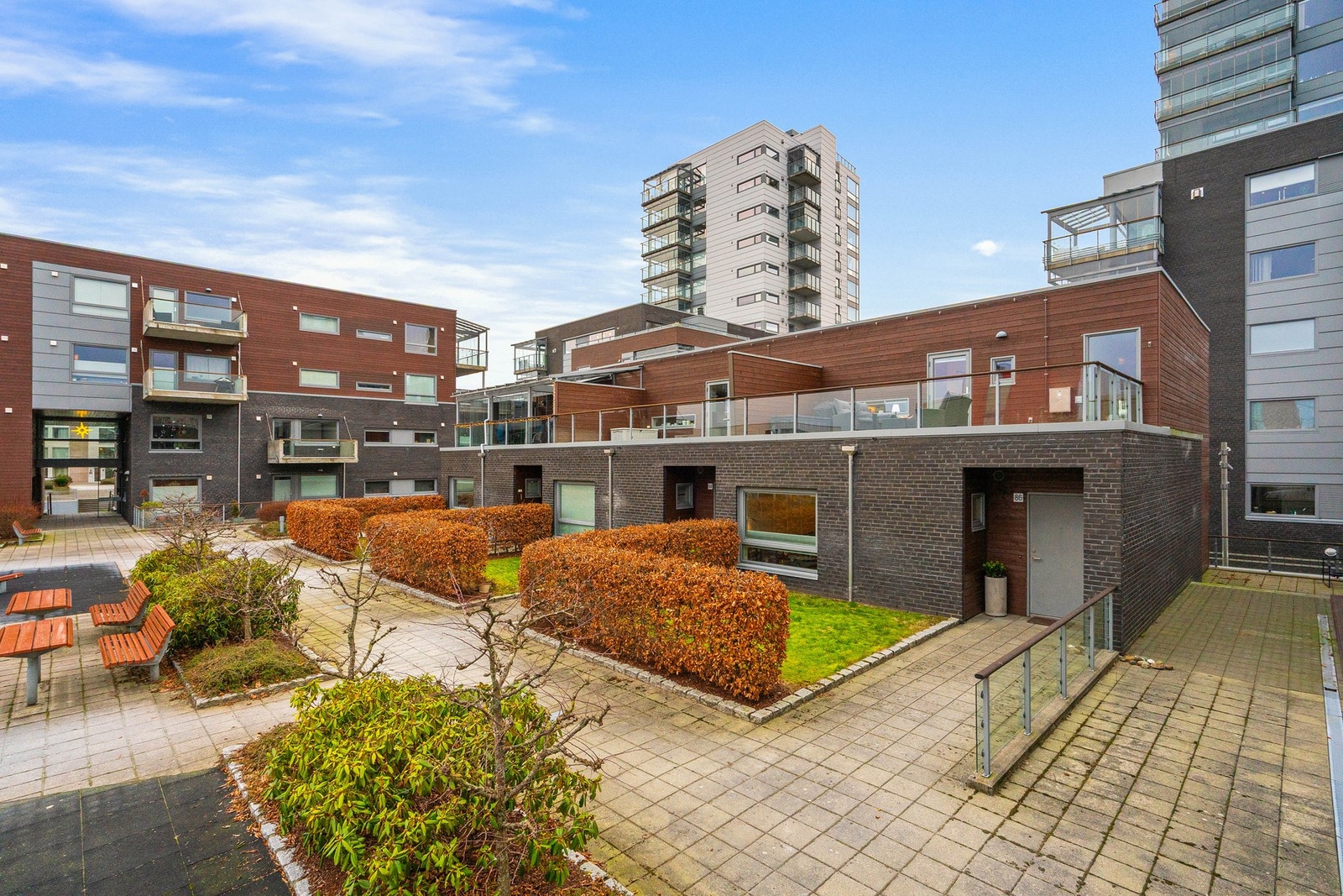 Det er også en liten koselig hageflekk. Galleribilde