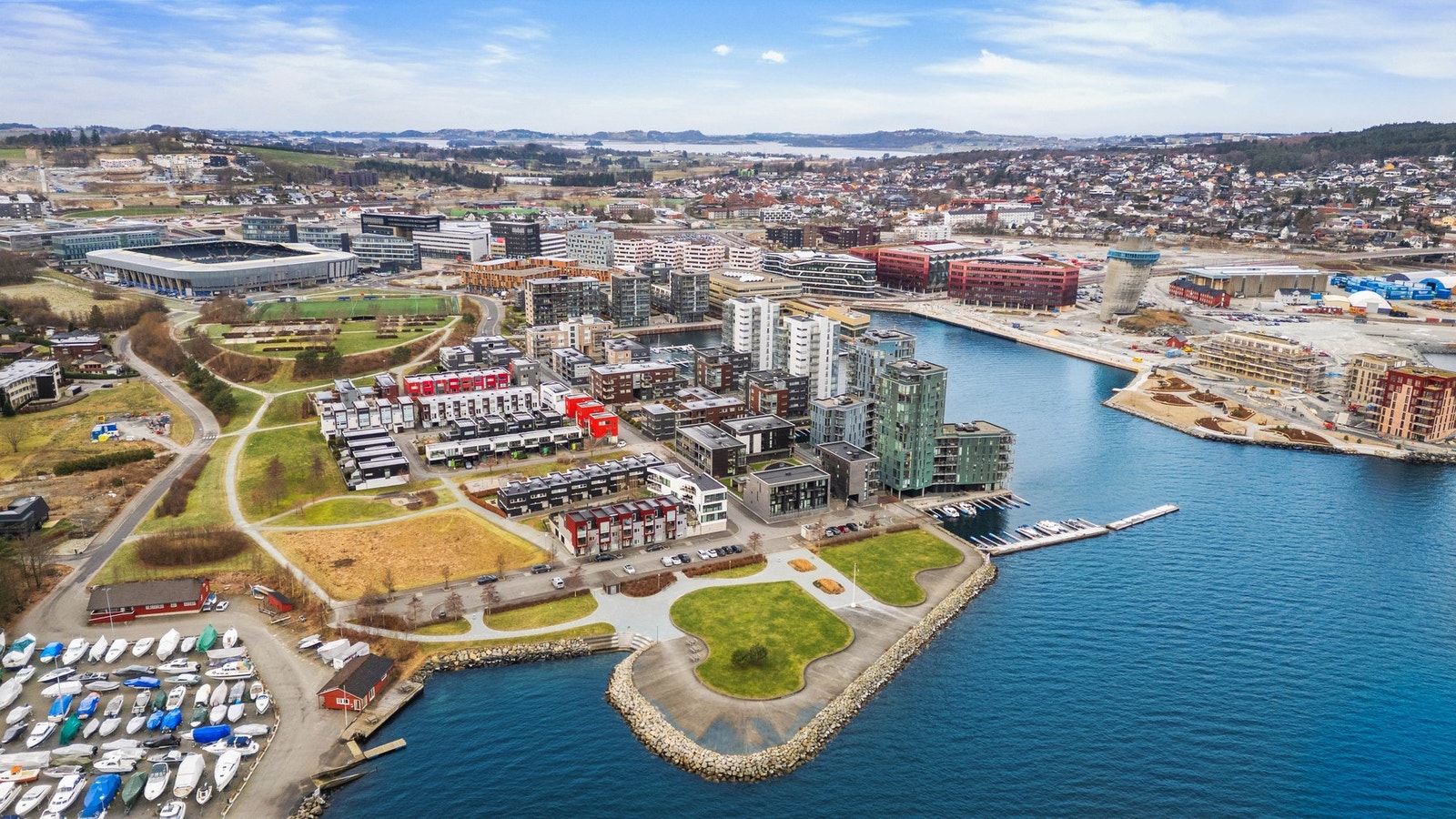 Hinna Park er en spennende bydel som er under stor utvikling. Galleribilde