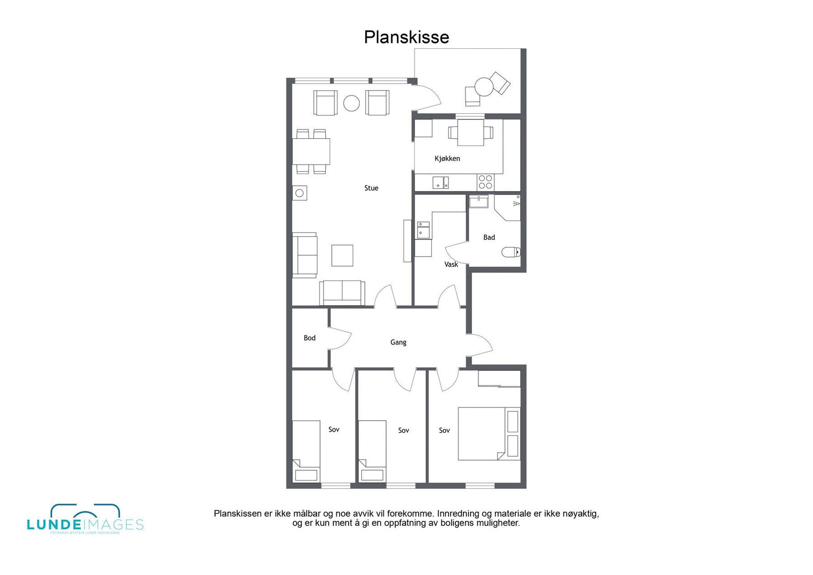 Planskisse - ikke målbar Galleribilde