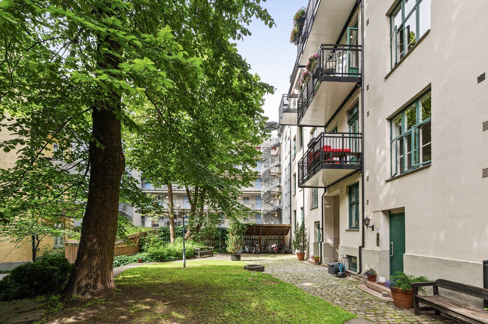 Leiligheten har en populær beliggenhet sentralt på Grünerløkka. Galleribilde