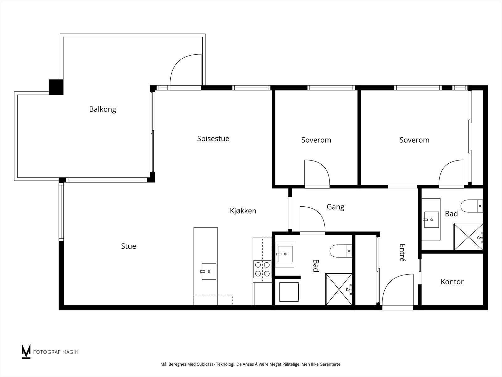 Plantegning Galleribilde