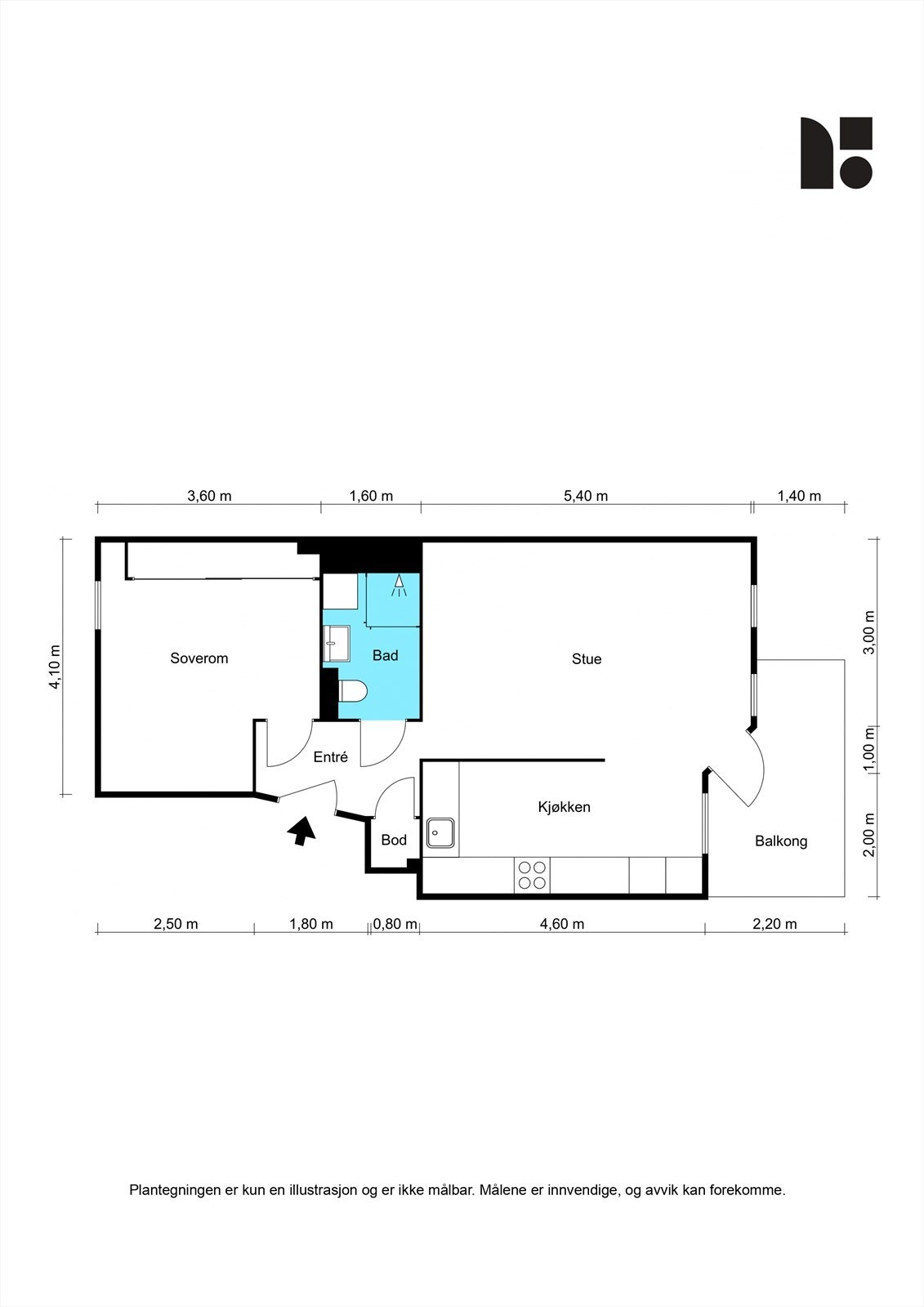 Plantegning Galleribilde