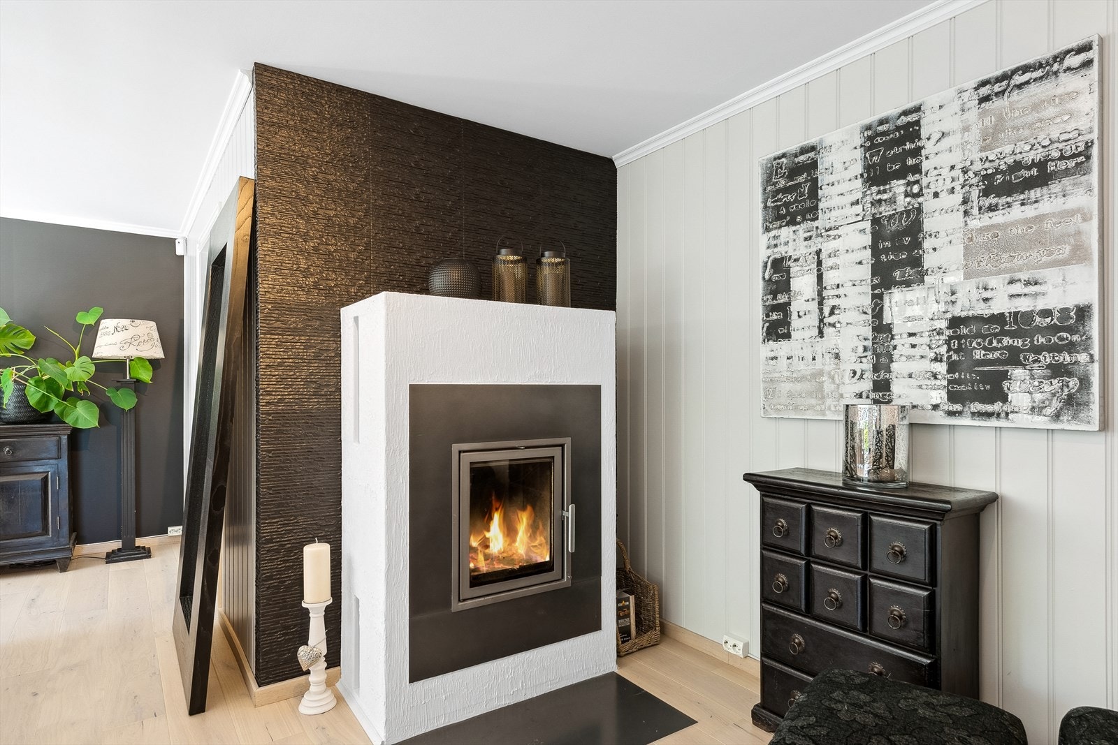 Koselig peis til kalde kvelder Galleribilde