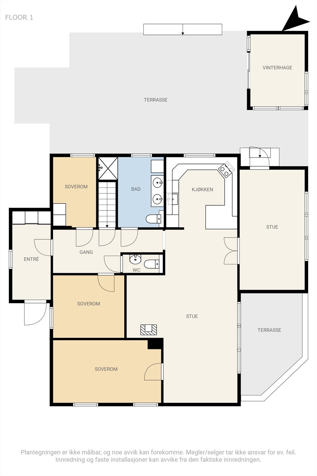 Plantegning Galleribilde