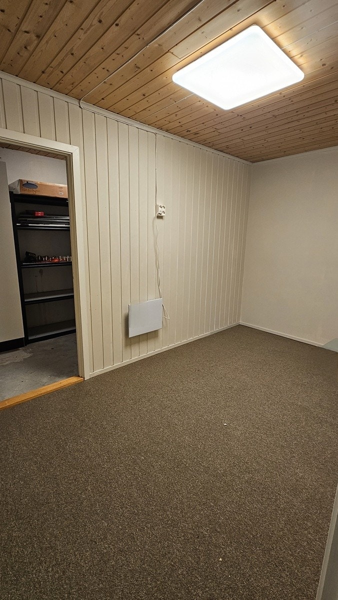 Kontor/gamingrom/garderobe, med inngang til romslig bod. Lunt og godt rom med gulvteppe og justerbar belysning. Galleribilde