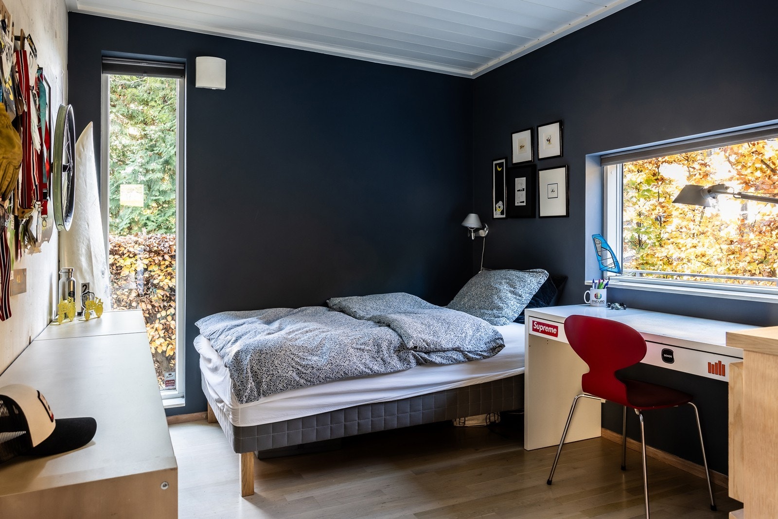 Det er 2 soverom i sidefløyen som ble bygget i 2010/11 og holder moderne standard Galleribilde