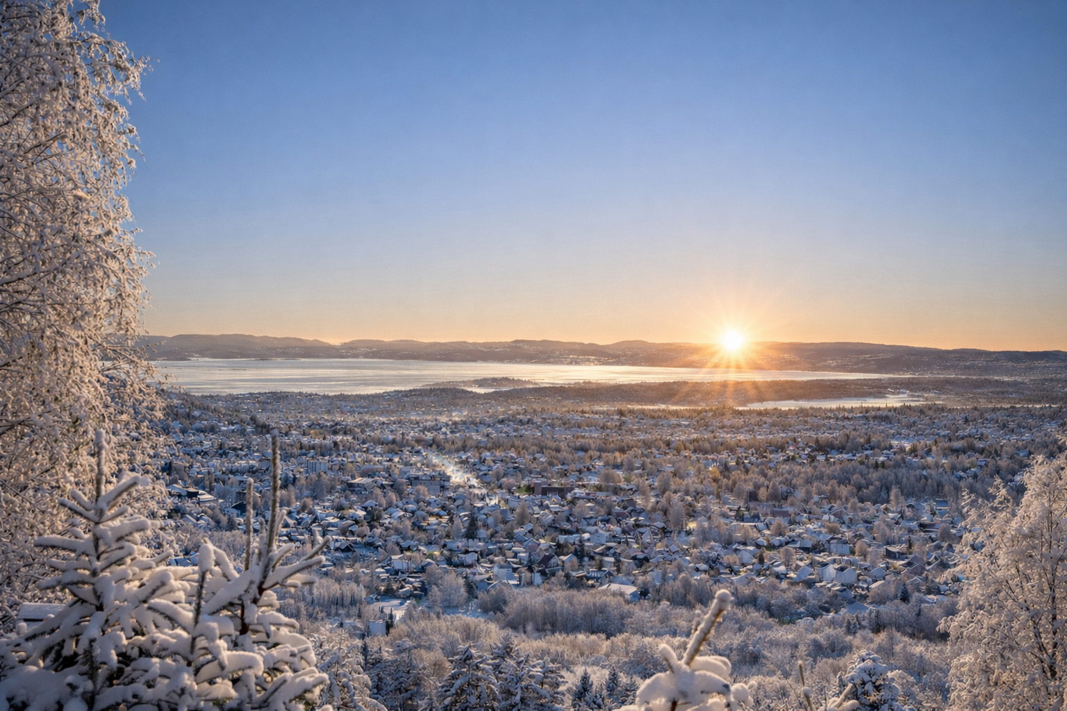 Nydelig utsikt fra eiendommen Galleribilde