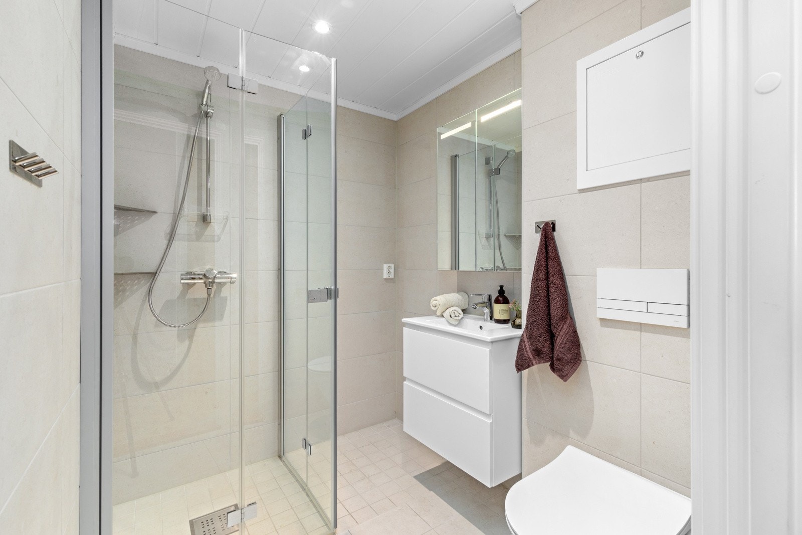 Lekkert nyrennovert bad fra 2024. Galleribilde