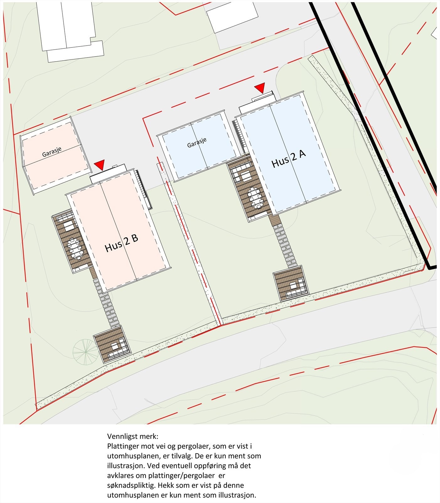 Utomhusplan Galleribilde