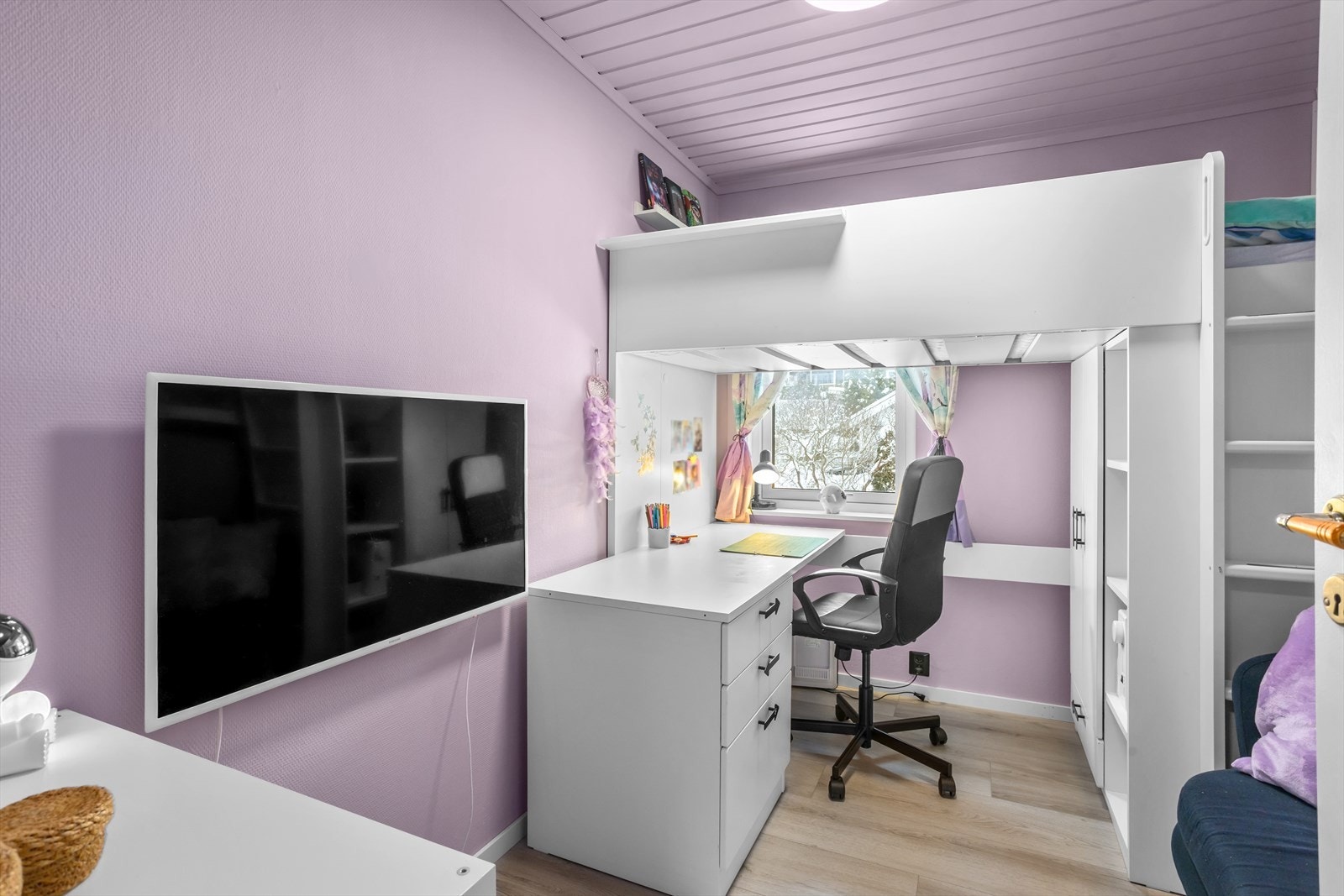 Det siste soverommet brukes i dag som et barnerom. Galleribilde