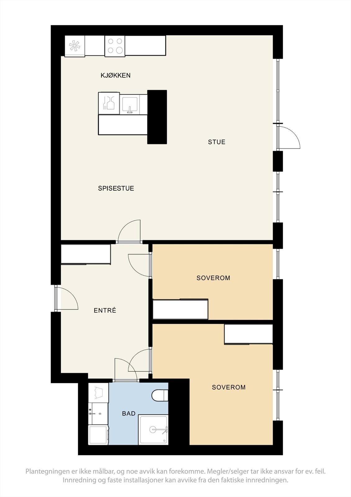 Plantegning Galleribilde