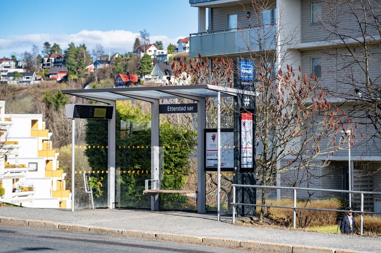 Kollektivtilbudet er utmerket, med busslinje 37 kun tre minutters gange unna. Galleribilde